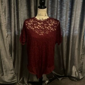 Torrid Red Blouse